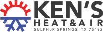 kens heat and air logo